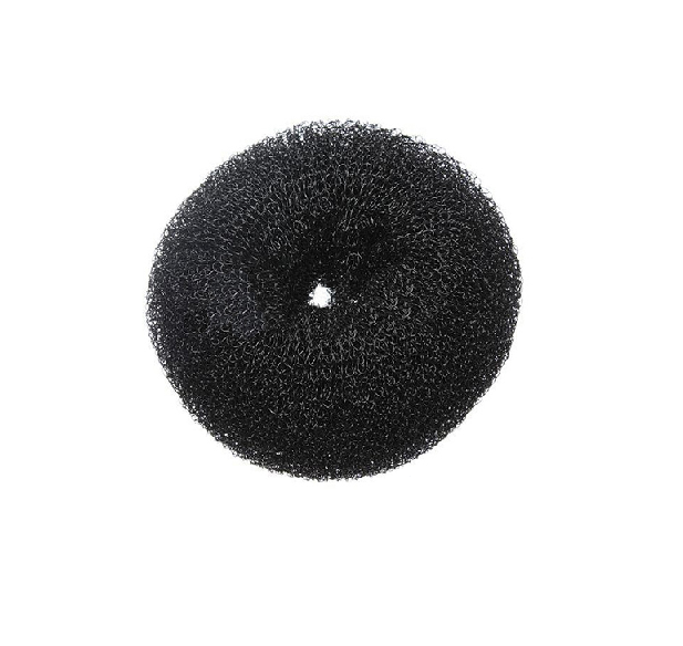 Small Black Net Donut Hair Bun