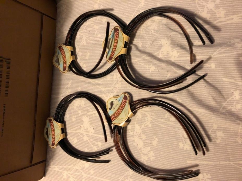 4 packs of headbands new