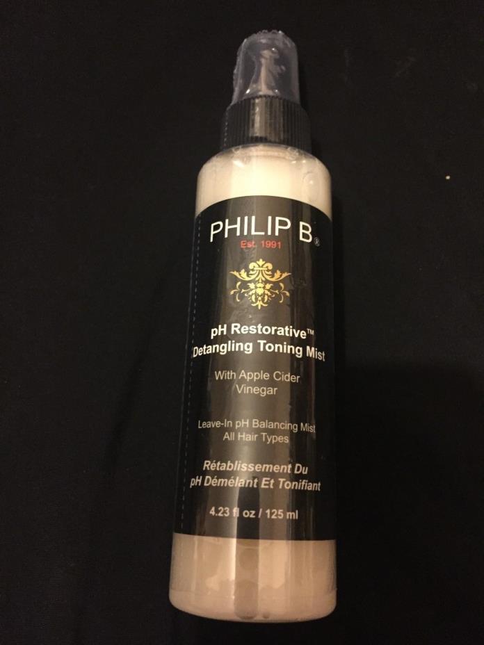 PHILIP B pH Restorative Detangling Toning Mist w/ Apple cider vinegar 4.23 fl oz