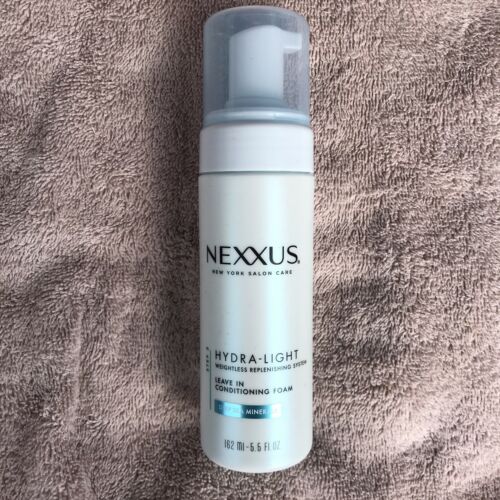 Brand New Nexxus Hydra Light Leave in Conditioning Foam 5.5 oz Discontinued HTF