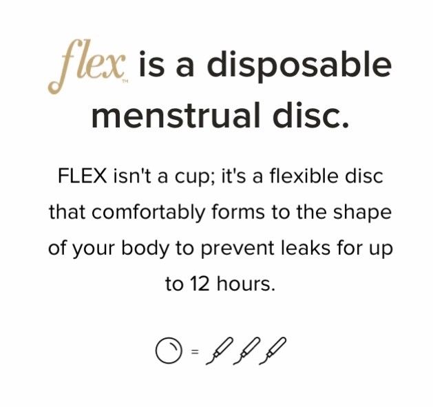 BRAND NEW, NEVER OPENED Flex Menstrual Discs- pack of 24