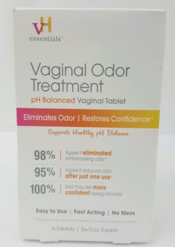 VH Essentials Vaginal Odor Treatment, 6 Inserts, 1 new , sealed box