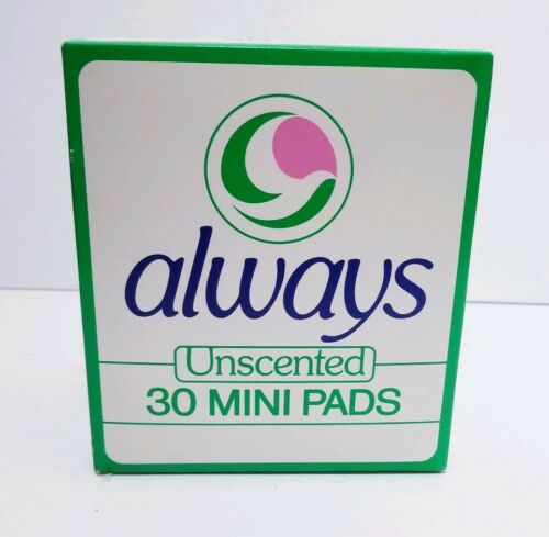 Vintage Always Maxi Mini Pads New Sealed 30 Pack 1983 NOS