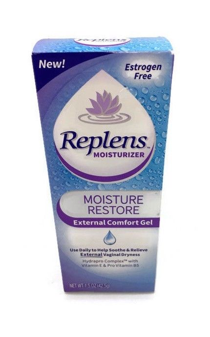 Replens Moisturizer Vaginal Dryness Moisture Restore External Comfort 1.5 fl oz