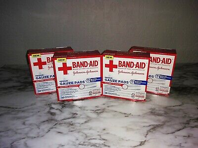Band-Aid Medium Sterile 10 Ct Gauze Pads 3 x 3