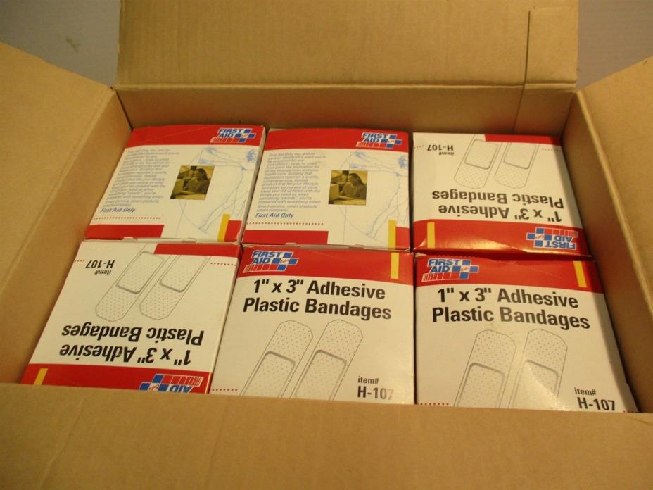 12 Boxes Of 250 FIRST AID ONLY Adhesive Bandages, 3