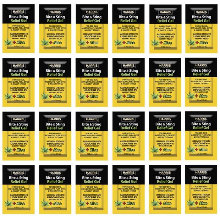 Harris Insect Bite and Sting Relief Gel (24-Pack)