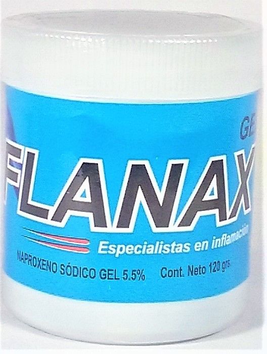 Pomada Para El Dolor Flanax Con Naproxen - Pain Relief Gel Flanax With Naproxen