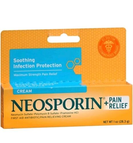 Neosporin + Pain Relief Cream Maximum Strength 1 oz (A4)