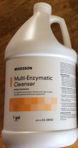 Multi  Enzymatic Instrument Detergent Liquid 1 Gallon Jug Fresh Spring Fragrance