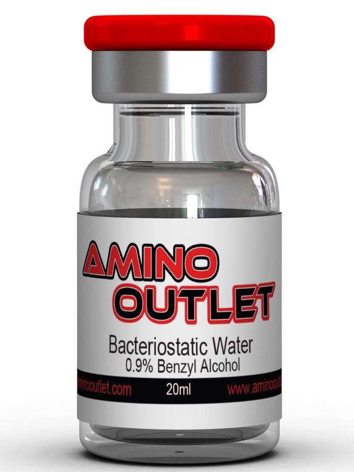 Amino Outlet-Bacteriostatic Water 20mL (5 BOTTLE PACK=100ML)