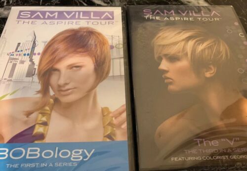 New Sam Villa The Aspire Tour The “V” & BOBology DVDs, Sealed. Free Shipping.