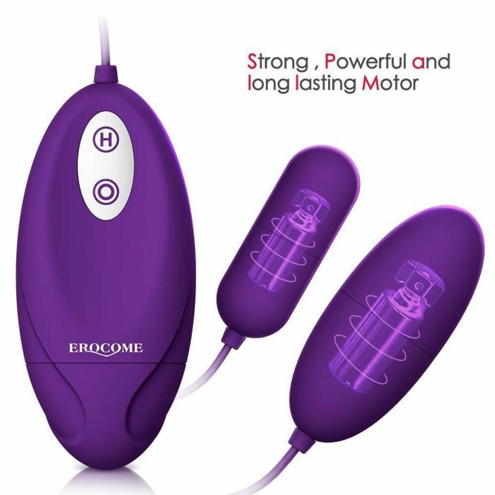 1x Wired Control Waterproof 12 Frequency Silicone double love jump Egg for women