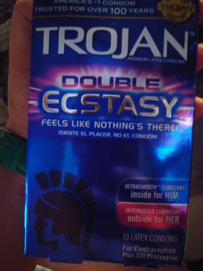 Trojan - Double Ecstasy Condoms - 10 pack