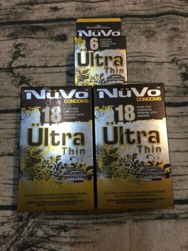 NuVo-Tease-Condoms- Ultra Thin-Latex 42-count-Exp-05-2020
