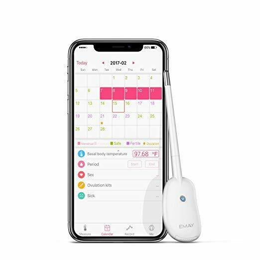 EMAY Smart Fertility Monitor (for iOS and Android) Basal Thermometer and Ovulati