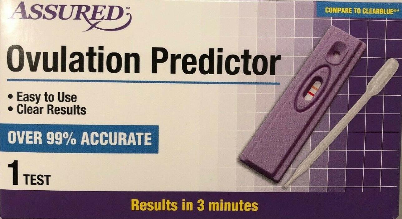 ASSURED OVULATION PREDICTOR TEST KIT - RESULTS IN 3 MINUTES - OVER 99% ACCURATE