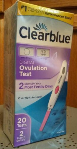 Clearblue Digital ovulation Test 20 count. 9/2017