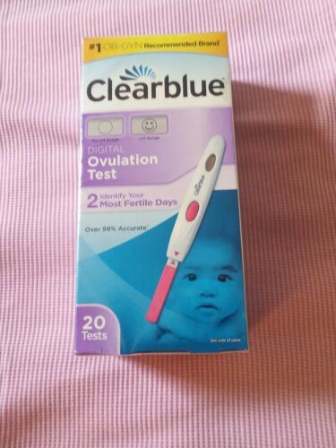 NEW AND SEALED Clear Blue Digital Ovulation Test 2 month Supply exp. 4/2020