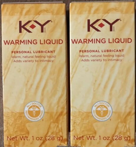 K-Y Warming Liquid Personal Lubricant - 1 OZ (2 Packs)