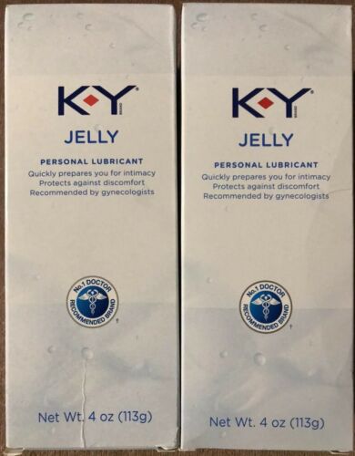 K-Y Jelly Personal Water Based Lubricant, 4 Oz ( Pack of 2)