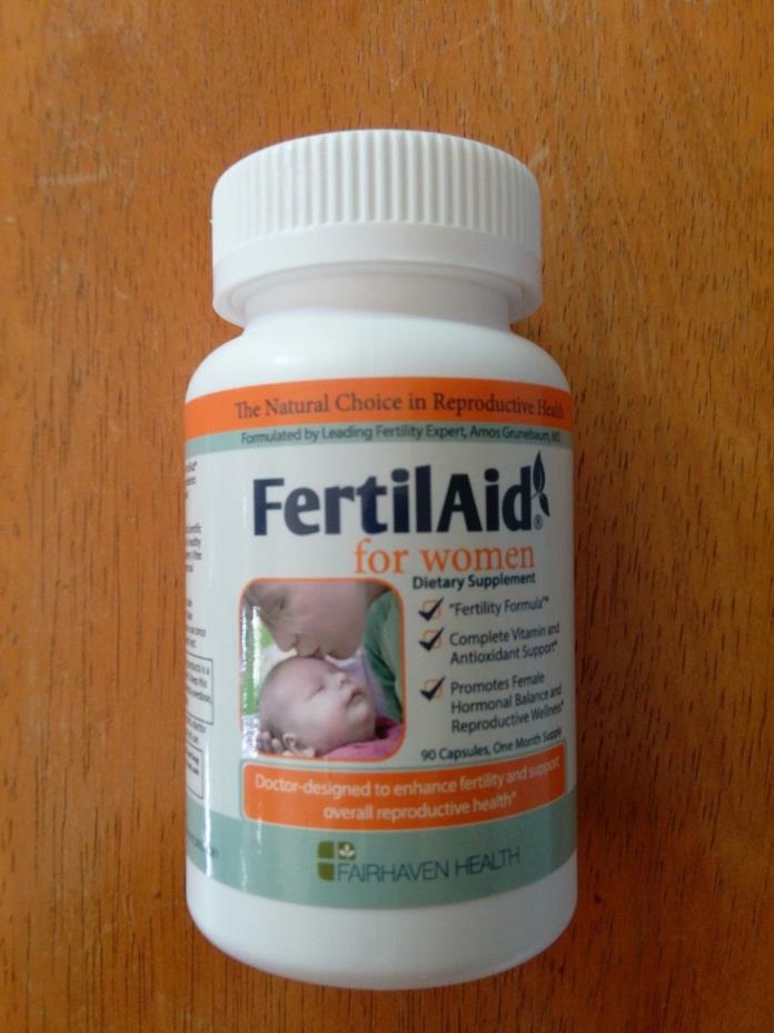 FAIRHAVEN HEALTH FERTILAID WOMEN FEMALE FERTILITY SUPPLEMENT VITEX TTC x90