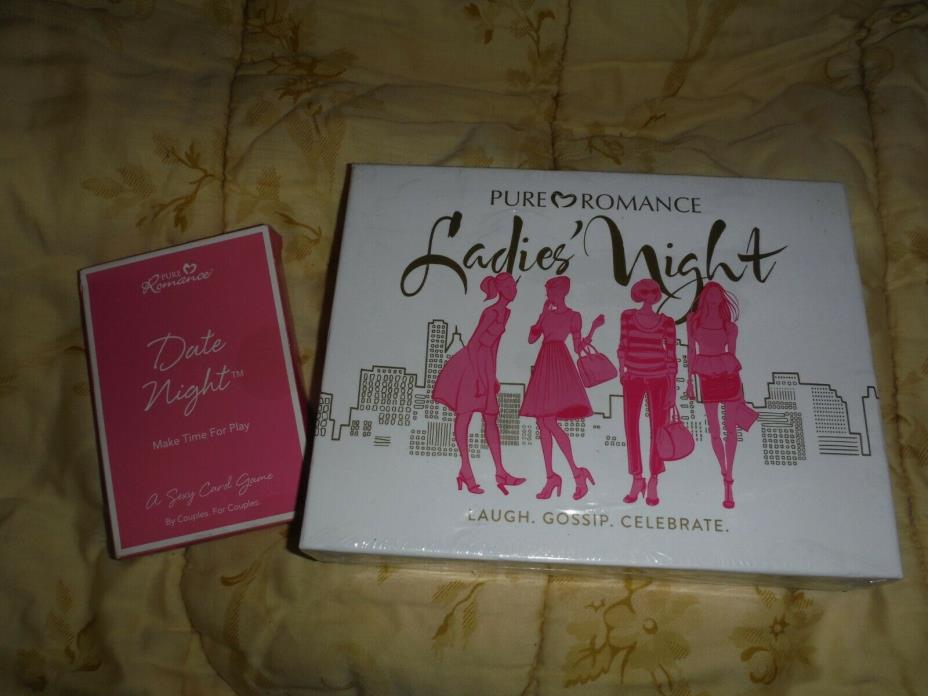 Pure Romance Date Night Couples Intimacy Enhancing Card & Girls Night Out Game