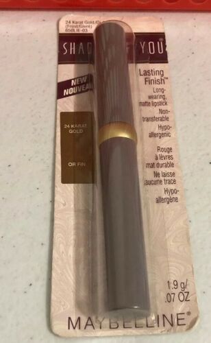 Maybelline Shades of You Lasting Finish Lipstick  (Crème) 24K Gold