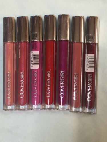7 Covergirl Colorlicious Lip Gloss New & Unused Unique Colors No Repeats