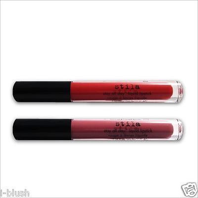 Stila Stay All Day Liquid Lipstick - Patina, Tesoro  - LOT OF 2 (one shade each)