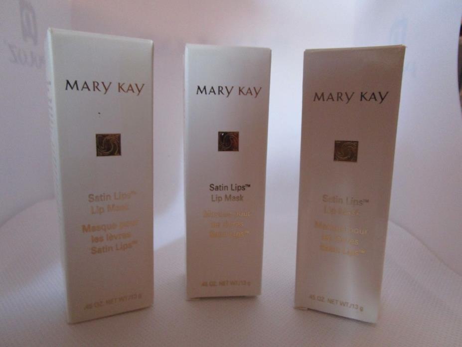 Lot of (3) Mary Kay Satin Lip Lip Masks New in Box