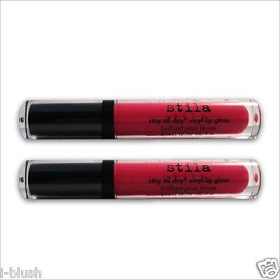 Stila Stay Stay All Day Vinyl Lip Gloss - Melon Vinyl - LOT OF 2