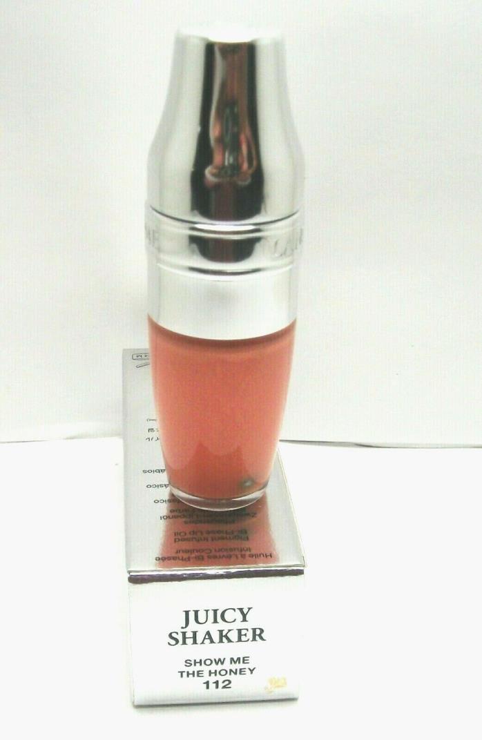Lancome  JUICY SHAKER Pigment Infused LIP OIL # 112 SHOW ME THE HONEY