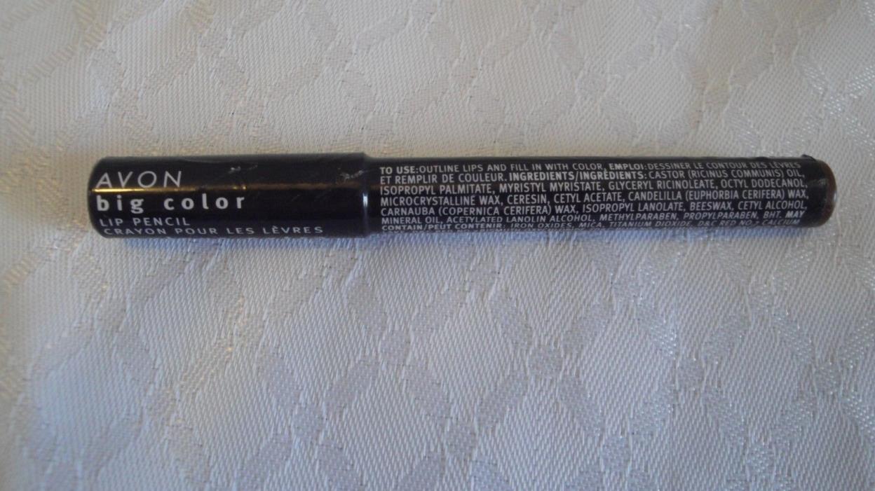 Vtg AVON MOCHA FROSTING BIG COLOR LIP LINER,Pencil Crayon,Full Size,HTF Make-Up