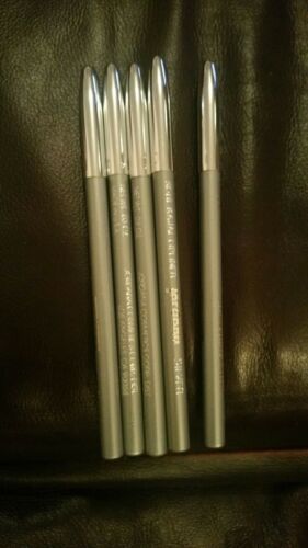 Lot of 5 JORDANA Kohl Kajal Lip Liner Pencil, Silver NEW!