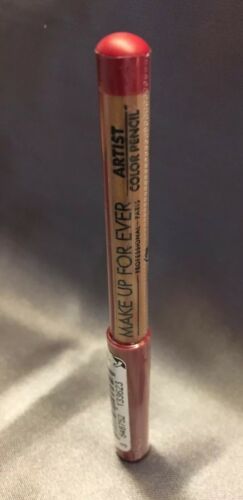 New MAKE UP FOR EVER Artist Color Pencil #714 FULL RED Makeup Forever  0.02 oz.