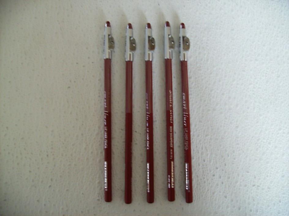 5 Smart Liner Lip Liner Pencil With Sharpener Shades Of NY Color SP-802 RED