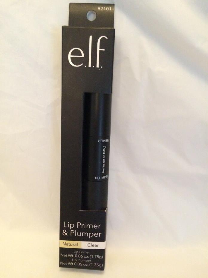 E.L.F Lip Primer & Plumper--Natural & Clear--11oz