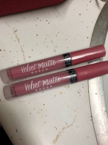2 Victoria Secret velvet matte sheer Blotted liquid lip color “DayDreamer”