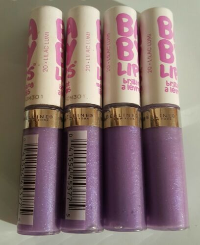 4 Maybelline New York Baby Lips Moisturizing Lip Gloss, 20 - Lilac Lumi