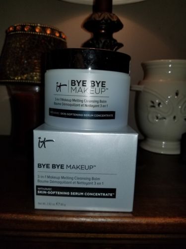 IT COSMETICS BYE BYE MAKEUP 3-IN-1 MAKEUP MELTING CLEANSING BALM~FULL SZ 2.82 oz