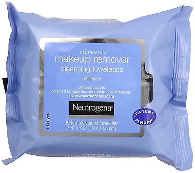 200 Ct Neutrogena Makeup Remover Cleansing Wipe Cloths Towelettes Refill