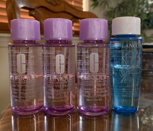 4 Clinique Take The Day Off Makeup Remover & Lancome Bi-Facil Eye Makeup Remover