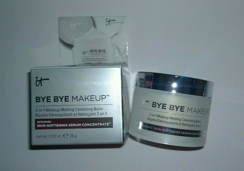 IT Cosmetics Bye Bye Makeup 3-in-1 Melting Cleansing Balm - Deluxe .99 oz - New
