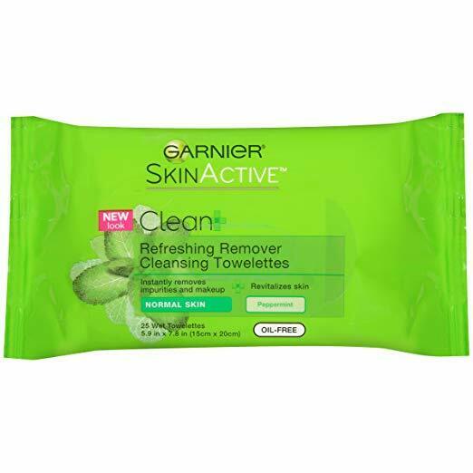 Garnier SkinActive Clean + Refreshing Remover Cleansing Towelettes 25 ea