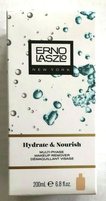 Erno Laszlo Hydrate and Nourish Multi Phase Makeup Remover NIB 200ml 6.8 fl oz