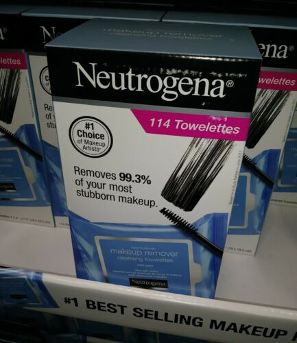 Neutrogena Makeup Remover cleansing towelettes 114 count INTERNATIONAL SHIPPING!