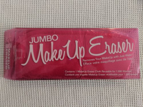 Makeup Eraser Cloth Jumbo Size Pink Remover 100% Polyester Brand New in Box