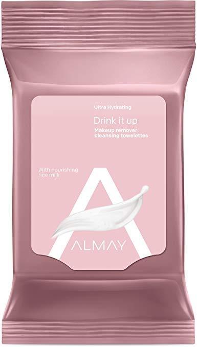 Almay Makeup Remover Ultra Hydrating Cleansing Towelettes, 25 Count