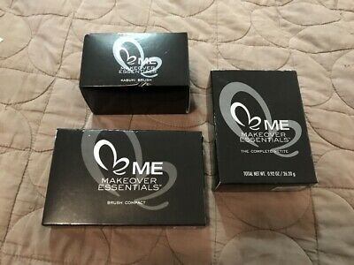 NEW ME MAKEOVER ESSENTIALS BRUSH COMPACT - KABUKI BRUSH - COMPLETE PETITE MAKEUP